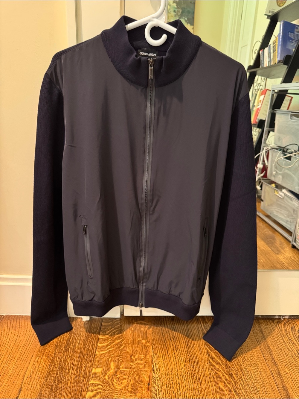NWOT Giorgio Armani Full Zip Sweater Jacket